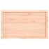 Estante de pared madera maciza roble sin tratar 100x60x(2-6)