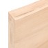 Estante de pared madera maciza roble sin tratar 100x60x(2-6)