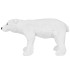 Oso polar de peluche de pie blanco