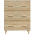 Aparador de madera contrachapada roble Sonoma 70x34x90