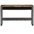 Mesa consola madera maciza reciclada 120x30x76