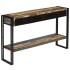 Mesa consola madera maciza reciclada 120x30x76