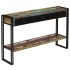 Mesa consola madera maciza reciclada 120x30x76