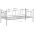 Estructura de sofá cama metal gris 90x200