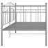 Estructura de sofá cama metal gris 90x200