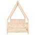 Estructura de cama infantil madera maciza de pino 90x190