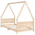 Estructura de cama infantil madera maciza de pino 90x190