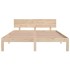 Estructura de cama madera maciza 150x200