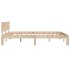 Estructura de cama madera maciza 150x200