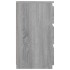 Mesitas de noche 2 uds contrachapado gris Sonoma 40x35x62,5