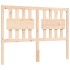 Estructura de cama con cabecero madera maciza 140x190