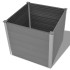 Arriate de WPC gris 100x100x91