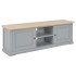 Mueble para el televisor de madera gris 120x30x40