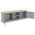 Mueble para el televisor de madera gris 120x30x40