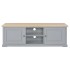 Mueble para el televisor de madera gris 120x30x40