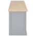 Mueble para el televisor de madera gris 120x30x40