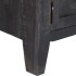 Mueble para TV de madera maciza de mango negro 118x30x40