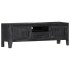 Mueble para TV de madera maciza de mango negro 118x30x40