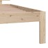 Estructura de cama madera maciza de pino 100x200