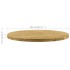 Superficie de mesa redonda madera maciza de roble 44 mm 800