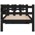 Sofá cama madera maciza de pino negro 90x200