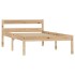 Estructura de cama de madera maciza de pino 90x200