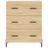 Aparador alto madera contrachapada color roble 69,5x34x180