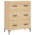 Aparador alto madera contrachapada color roble 69,5x34x180