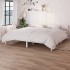 Estructura de cama madera maciza blanco Super King 180x200