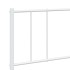 Estructura cama metal con cabecero y estribo blanco 200x200