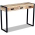 Mesa consola con 3 cajones madera maciza de mango 110x35x78