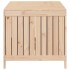 Caja de almacenaje jardín madera maciza de pino 147x68x64