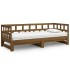 Sofá cama extraíble madera maciza pino marrón miel