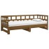 Sofá cama extraíble madera maciza pino marrón miel