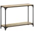 Mesa consola de madera maciza reciclada 110x30x75