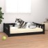 Cama para perros madera maciza de pino negro 105,5x75,5x28