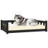 Cama para perros madera maciza de pino negro 105,5x75,5x28