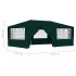 Carpa profesional para fiestas con paredes verde 90 g/m² 4x6