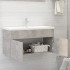 Mueble con lavabo madera de ingeniería gris