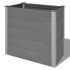 Arriate de WPC gris 100x50x91