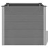 Arriate de WPC gris 100x50x91