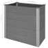 Arriate de WPC gris 100x50x91