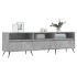 Mueble de TV madera contrachapada gris hormigón 150x30x44,5