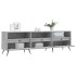 Mueble de TV madera contrachapada gris hormigón 150x30x44,5