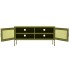 Mueble de TV verde oliva 105x35x50 cm