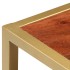 Mesa de centro de madera maciza de acacia 90x50x40