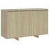 Aparador de madera contrachapada roble Sonoma 120x41x75