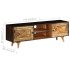 Mueble para la TV de madera maciza de mango 140x30x45