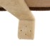 Rascador de gato de pared postes de sisal 194 cm beige y