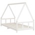 Estructura de cama para niños madera de pino blanco 90x190